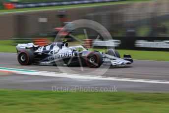 World © Octane Photographic Ltd. Formula 1 – Emilia Romagna Grand Prix – Imola, Italy. Friday 22nd April 2022 Qualifying. Scuderia AlphaTauri AT03 - Yuki Tsunoda.