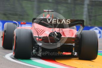 World © Octane Photographic Ltd. Formula 1 – Emilia Romagna Grand Prix – Imola, Italy. Friday 22nd April 2022 Qualifying. Scuderia Ferrari F1-75 - Charles Leclerc.