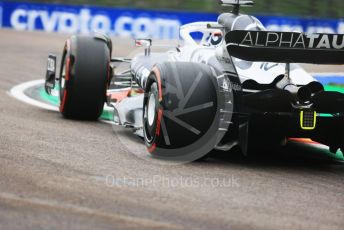 World © Octane Photographic Ltd. Formula 1 – Emilia Romagna Grand Prix – Imola, Italy. Friday 22nd April 2022 Qualifying. Scuderia AlphaTauri AT03 - Pierre Gasly.