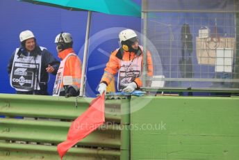World © Octane Photographic Ltd. Formula 1 – Emilia Romagna Grand Prix – Imola, Italy. Friday 22nd April 2022 Qualifying. Red Flag