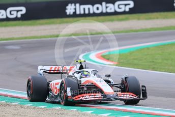 World © Octane Photographic Ltd. Formula 1 – Emilia Romagna Grand Prix – Imola, Italy. Friday 22nd April 2022 Qualifying. Haas F1 Team VF-22 - Mick Schumacher.