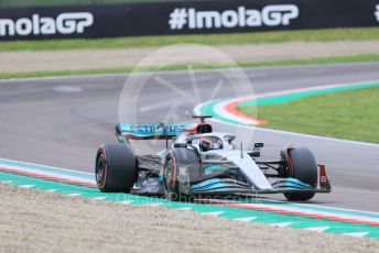 World © Octane Photographic Ltd. Formula 1 – Emilia Romagna Grand Prix – Imola, Italy. Friday 22nd April 2022 Qualifying. Mercedes-AMG Petronas F1 Team F1 W13 - George Russell.