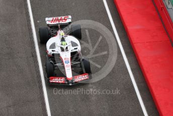 World © Octane Photographic Ltd. Formula 1 – Emilia Romagna Grand Prix – Imola, Italy. Friday 22nd April 2022 Qualifying. Haas F1 Team VF-22 - Mick Schumacher.