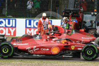 World © Octane Photographic Ltd. Formula 1 – Emilia Romagna Grand Prix – Imola, Italy. Friday 24th April 2022 Race. Scuderia Ferrari F1-75 - Carlos Sainz and Charles Leclerc.