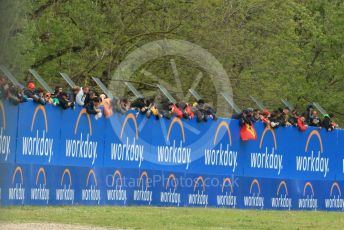 World © Octane Photographic Ltd. Formula 1 – Emilia Romagna Grand Prix – Imola, Italy. Friday 24th April 2022 Race. Tifosi.