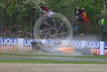 World © Octane Photographic Ltd. Formula 1 – Emilia Romagna Grand Prix – Imola, Italy. Friday 24th April 2022 Race. McLaren F1 Team MCL36 - Daniel Ricciardo.