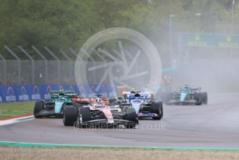 World © Octane Photographic Ltd. Formula 1 – Emilia Romagna Grand Prix – Imola, Italy. Friday 24th April 2022 Race. Alfa Romeo F1 Team Orlen C42 - Valtteri Bottas.