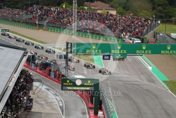 World © Octane Photographic Ltd. Formula 1 – Emilia Romagna Grand Prix – Imola, Italy. Friday 24th April 2022 Race. Oracle Red Bull Racing RB18 – Max Verstappen in pole position ready for the start.