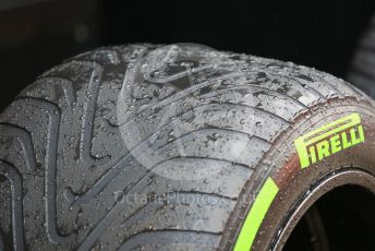 World © Octane Photographic Ltd. Formula 1 – Emilia Romagna Grand Prix – Imola, Italy. Friday 22nd April 2022 Paddock and Setup. Pirelli intermediate tyre.
