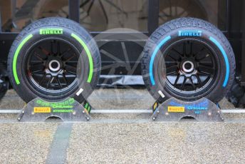 World © Octane Photographic Ltd. Formula 1 – Emilia Romagna Grand Prix – Imola, Italy. Friday 22nd April 2022 Paddock and Setup. Pirelli full wet and intermediate tyres.