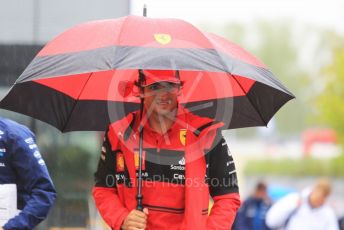 World © Octane Photographic Ltd. Formula 1 – Emilia Romagna Grand Prix – Imola, Italy. Friday 22nd April 2022 Paddock and Setup. Scuderia Ferrari F1-75 - Carlos Sainz.