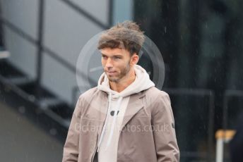 World © Octane Photographic Ltd. Formula 1 – Emilia Romagna Grand Prix – Imola, Italy. Friday 22nd April 2022 Paddock and Setup. Scuderia AlphaTauri AT03 - Pierre Gasly.