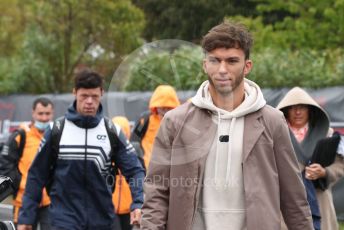 World © Octane Photographic Ltd. Formula 1 – Emilia Romagna Grand Prix – Imola, Italy. Friday 22nd April 2022 Paddock and Setup. Scuderia AlphaTauri AT03 - Pierre Gasly.