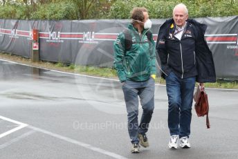 World © Octane Photographic Ltd. Formula 1 – Emilia Romagna Grand Prix – Imola, Italy. Friday 22nd April 2022 Paddock and Setup. Aston Martin Aramco Cognizant F1 Team AMR22 - Sebastian Vettel.