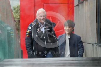 World © Octane Photographic Ltd. Formula 1 – Emilia Romagna Grand Prix – Imola, Italy. Friday 22nd April 2022 Paddock and Setup. Scuderia AlphaTauri AT03 - Yuki Tsunoda.