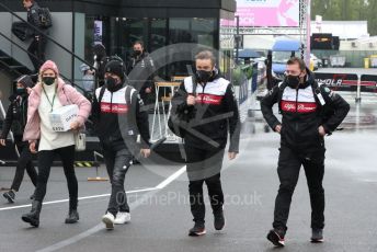 World © Octane Photographic Ltd. Formula 1 – Emilia Romagna Grand Prix – Imola, Italy. Friday 22nd April 2022 Paddock and Setup. Alfa Romeo F1 Team Orlen C42 - Valtteri Bottas.