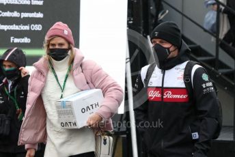 World © Octane Photographic Ltd. Formula 1 – Emilia Romagna Grand Prix – Imola, Italy. Friday 22nd April 2022 Paddock and Setup. Alfa Romeo F1 Team Orlen C42 - Valtteri Bottas.
