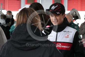 World © Octane Photographic Ltd. Formula 1 – Emilia Romagna Grand Prix – Imola, Italy. Friday 22nd April 2022 Paddock and Setup. Alfa Romeo F1 Team Orlen C42 - Guanyu Zhou.