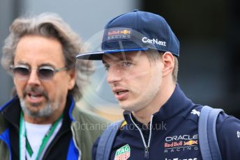 World © Octane Photographic Ltd. Formula 1 – Emilia Romagna Grand Prix – Imola, Italy. Sunday 24th April 2022 Paddock. Oracle Red Bull Racing RB18 – Max Verstappen.