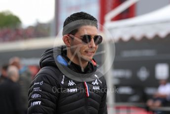 World © Octane Photographic Ltd. Formula 1 – Emilia Romagna Grand Prix – Imola, Italy. Sunday 24th April 2022 Paddock. BWT Alpine F1 Team A522 - Esteban Ocon.