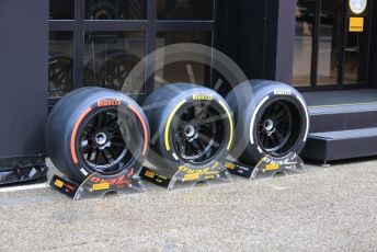 World © Octane Photographic Ltd. Formula 1 – Emilia Romagna Grand Prix – Imola, Italy. Thursday 21st April 2022 Paddock and Setup. Pirelli Hard, Medium and Soft tyres.
