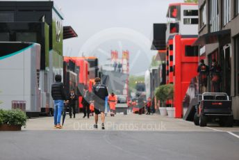 World © Octane Photographic Ltd. Formula 1 – Emilia Romagna Grand Prix – Imola, Italy. Thursday 21st April 2022 Paddock and Setup. The Paddock