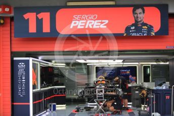 World © Octane Photographic Ltd. Formula 1 – Emilia Romagna Grand Prix – Imola, Italy. Thursday 21st April 2022 Paddock and Setup. Oracle Red Bull Racing RB18 Sergio Perez