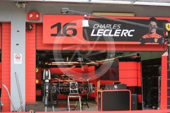 World © Octane Photographic Ltd. Formula 1 – Emilia Romagna Grand Prix – Imola, Italy. Thursday 21st April 2022 Paddock and Setup. Scuderia Ferrari F1-75 Charles Leclerc