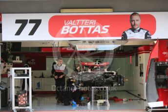 World © Octane Photographic Ltd. Formula 1 – Emilia Romagna Grand Prix – Imola, Italy. Thursday 21st April 2022 Paddock and Setup. Alfa Romeo F1 Team Orlen C42 Valtteri Bottas