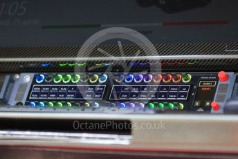 World © Octane Photographic Ltd. Formula 1 – Emilia Romagna Grand Prix – Imola, Italy. Thursday 21st April 2022 Paddock and Setup. Ferrari communications panel on pit wall