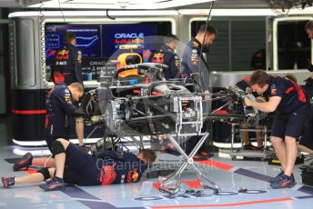 World © Octane Photographic Ltd. Formula 1 – Emilia Romagna Grand Prix – Imola, Italy. Thursday 21st April 2022 Paddock and Setup. Oracle Red Bull Racing RB18 Sergio Perez.