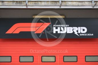 World © Octane Photographic Ltd. Formula 1 – Emilia Romagna Grand Prix – Imola, Italy. Thursday 21st April 2022 Paddock and Setup. F1 signage