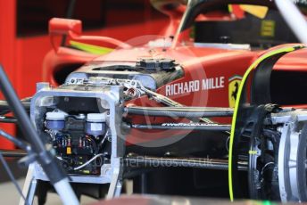 World © Octane Photographic Ltd. Formula 1 – Emilia Romagna Grand Prix – Imola, Italy. Thursday 21st April 2022 Paddock and Setup. Scuderia Ferrari F1-75