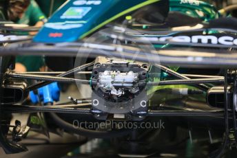 World © Octane Photographic Ltd. Formula 1 – Emilia Romagna Grand Prix – Imola, Italy. Thursday 21st April 2022 Paddock and Setup. Aston Martin Aramco Cognizant F1 Team AMR22