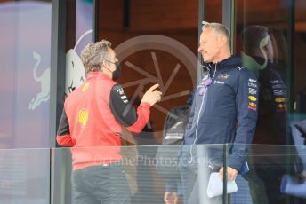 World © Octane Photographic Ltd. Formula 1 – Emilia Romagna Grand Prix – Imola, Italy. Thursday 21st April 2022 Paddock and Setup. Oracle Red Bull Racing Sports Director Jonathan Wheatley.