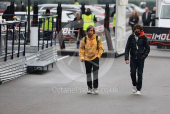 World © Octane Photographic Ltd. Formula 1 – Emilia Romagna Grand Prix – Imola, Italy. Thursday 21st April 2022 Paddock and Setup. BWT Alpine F1 Team  - Fernando Alonso.