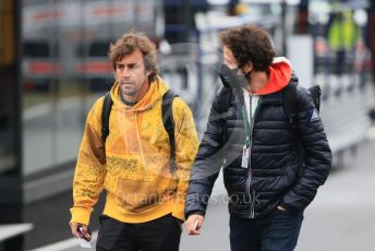 World © Octane Photographic Ltd. Formula 1 – Emilia Romagna Grand Prix – Imola, Italy. Thursday 21st April 2022 Paddock and Setup. BWT Alpine F1 Team - Fernando Alonso.