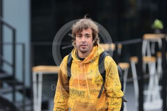 World © Octane Photographic Ltd. Formula 1 – Emilia Romagna Grand Prix – Imola, Italy. Thursday 21st April 2022 Paddock and Setup. BWT Alpine F1 Team  - Fernando Alonso.