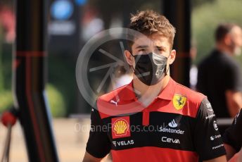 World © Octane Photographic Ltd. Formula 1 – French Grand Prix - Paul Ricard - Le Castellet. Friday 22nd July 2022 Paddock. Scuderia Ferrari F1-75 - Charles Leclerc.