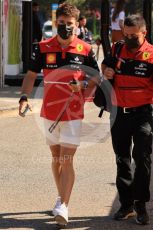 World © Octane Photographic Ltd. Formula 1 – French Grand Prix - Paul Ricard - Le Castellet. Friday 22nd July 2022 Paddock. Scuderia Ferrari F1-75 - Charles Leclerc.