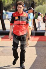 World © Octane Photographic Ltd. Formula 1 – French Grand Prix - Paul Ricard - Le Castellet. Friday 22nd July 2022 Paddock. Scuderia Ferrari Team Principal, Mattia Binotto