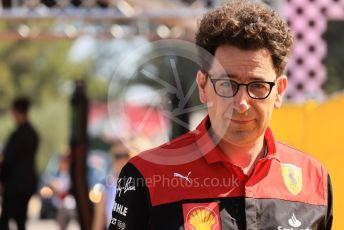 World © Octane Photographic Ltd. Formula 1 – French Grand Prix - Paul Ricard - Le Castellet. Friday 22nd July 2022 Paddock. Scuderia Ferrari Team Principal, Mattia Binotto
