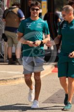 World © Octane Photographic Ltd. Formula 1 – French Grand Prix - Paul Ricard - Le Castellet. Friday 22nd July 2022 Paddock. Aston Martin Aramco Cognizant F1 Team AMR22 - Lance Stroll.
