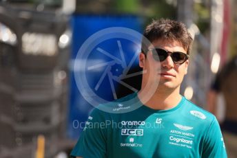 World © Octane Photographic Ltd. Formula 1 – French Grand Prix - Paul Ricard - Le Castellet. Friday 22nd July 2022 Paddock. Aston Martin Aramco Cognizant F1 Team AMR22 - Lance Stroll.