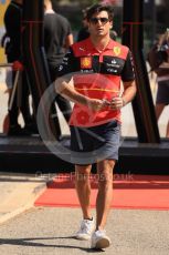 World © Octane Photographic Ltd. Formula 1 – French Grand Prix - Paul Ricard - Le Castellet. Friday 22nd July 2022 Paddock. Scuderia Ferrari F1-75 - Carlos Sainz.