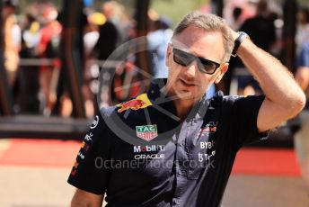 World © Octane Photographic Ltd. Formula 1 – French Grand Prix - Paul Ricard - Le Castellet. Friday 22nd July 2022 Paddock. Oracle Red Bull Racing Team Principal - Christian Horner