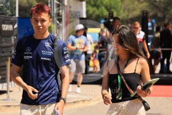 World © Octane Photographic Ltd. Formula 1 – French Grand Prix - Paul Ricard - Le Castellet. Friday 22nd July 2022 Paddock. Williams Racing FW44 - Alex Albon.