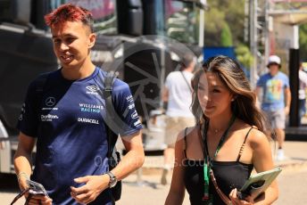 World © Octane Photographic Ltd. Formula 1 – French Grand Prix - Paul Ricard - Le Castellet. Friday 22nd July 2022 Paddock. Williams Racing FW44 - Alex Albon.