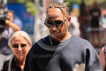 World © Octane Photographic Ltd. Formula 1 – French Grand Prix - Paul Ricard - Le Castellet. Friday 22nd July 2022 Paddock. Mercedes-AMG Petronas F1 Team F1 W13 - Lewis Hamilton.