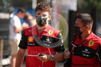 World © Octane Photographic Ltd. Formula 1 – French Grand Prix - Paul Ricard - Le Castellet. Friday 22nd July 2022 Paddock. Scuderia Ferrari F1-75 - Charles Leclerc.